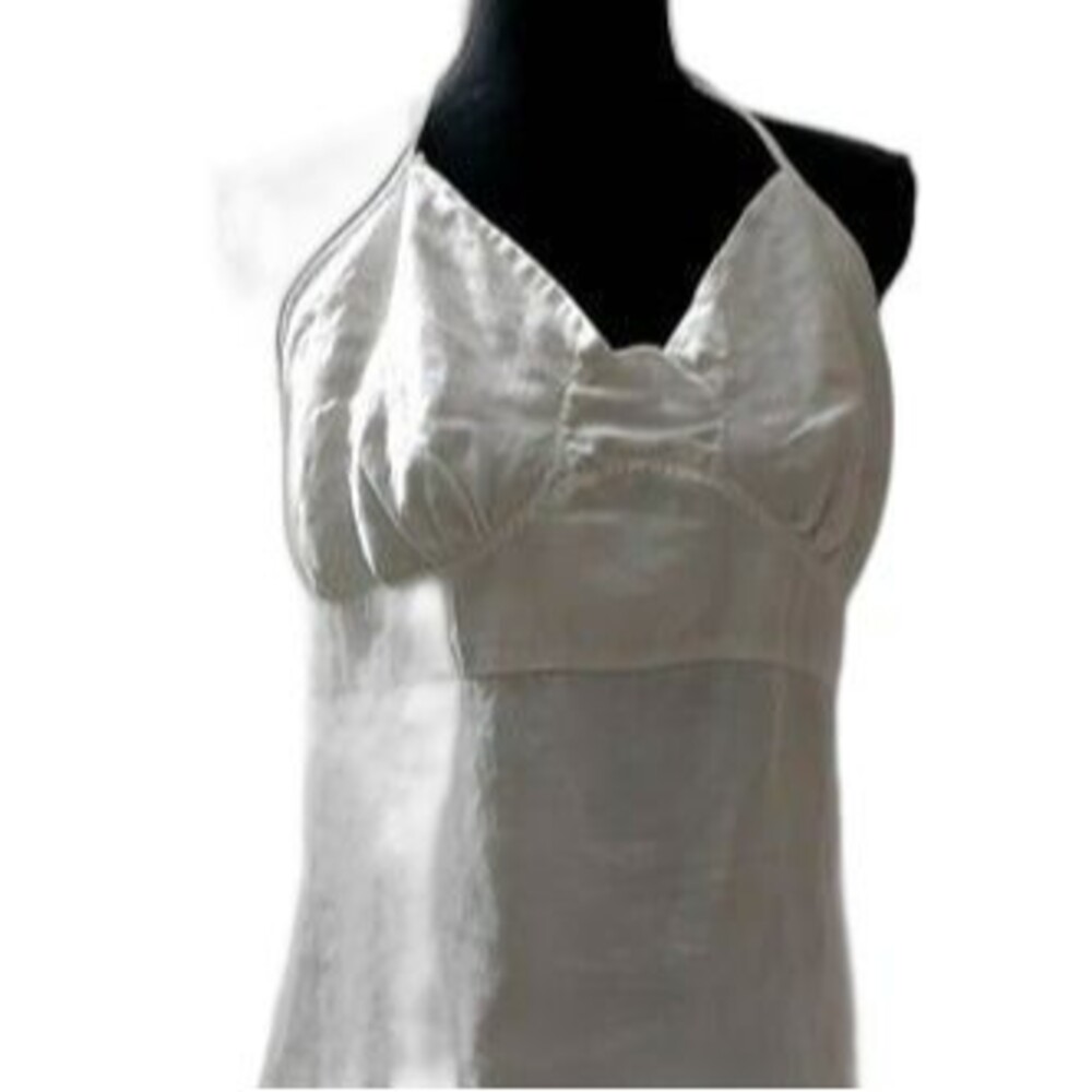 Kiko Women’s White Top  100% Linen Size M  Brand New # 144 - Picture 2 of 8
